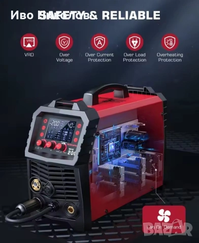 Arccaptain Welder mig 200A, снимка 8 - Други машини и части - 54235128