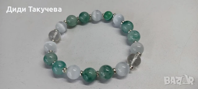 Гривни от естествени камъни. Вземете подарък за любимата жена. Медальон Дървото на Живота., снимка 3 - Гривни - 14768007