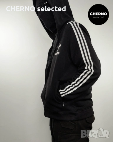 ADIDAS суичър с цип и качулка • Track Top – размер XL – Отлично състояние, снимка 8 - Суичъри - 53114018