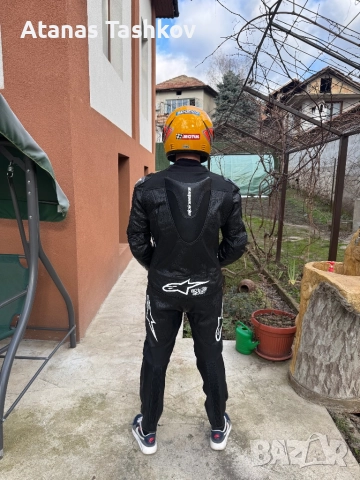 Alpinestars EU54 кожен екип от 2 части, снимка 5 - Спортни дрехи, екипи - 52821183