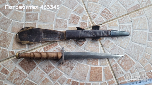 Нож, кама, кинжал. десантен британски нож Fairbairn Sykes, снимка 7 - Антикварни и старинни предмети - 52021776
