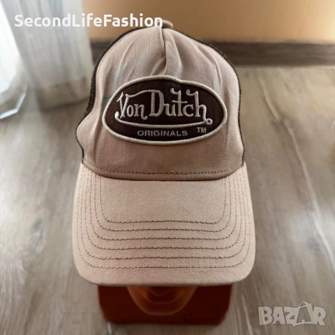 Винтидж бейзболна шапка Von Dutch с мрежесто лого на Trucker Snapback за възрастни регулируема