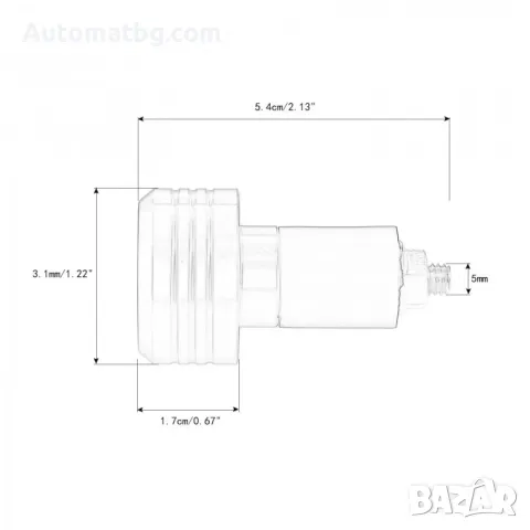 Краш тапи за мотор Automat, Универсални,  Червен, снимка 3 - Аксесоари и консумативи - 49484529