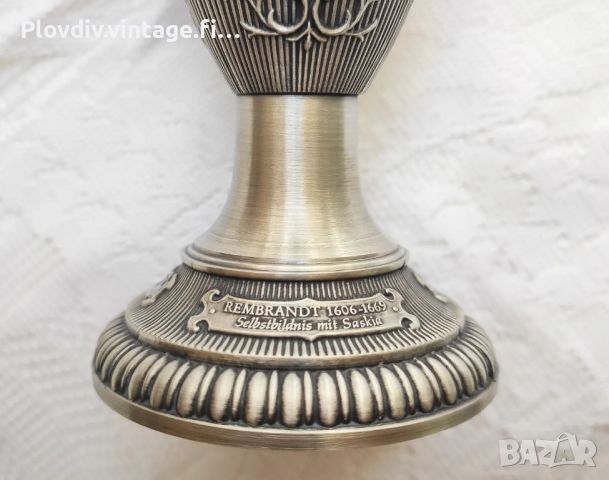 Калаен бокал WMF Zinn Pewter Pilstulpe, снимка 7 - Други ценни предмети - 46791009