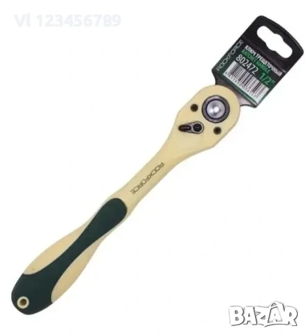 Гумирана тресчотка 1/2" RockForce 72-зъба 