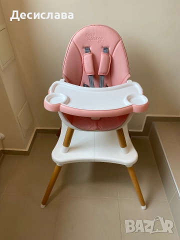 Kikka Boo Стол и маса за хранене Multi 3в1 Pink, снимка 3 - Столчета за хранене - 52571017