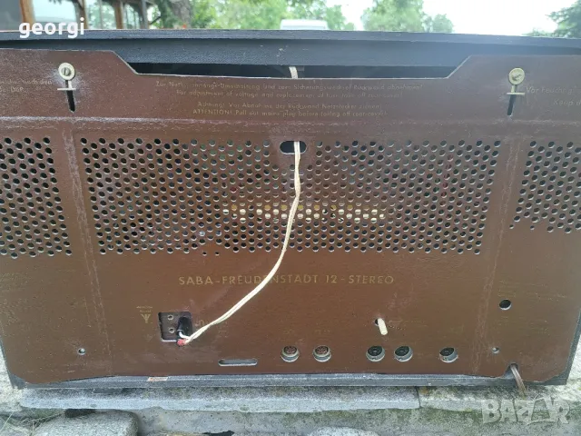 немско лампово радио Saba, снимка 9 - Радиокасетофони, транзистори - 50239713
