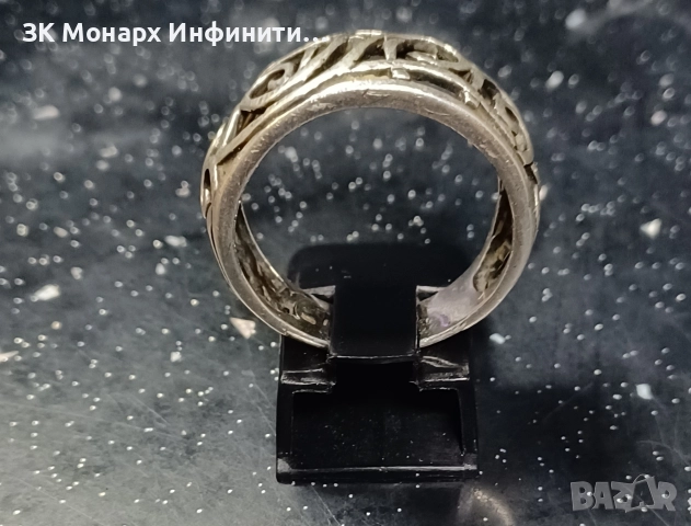 Сребърен пръстен , снимка 4 - Пръстени - 52999600