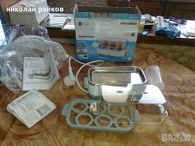 Яйцеварка за 6 яйца, снимка 2 - Съдове за готвене - 53957793