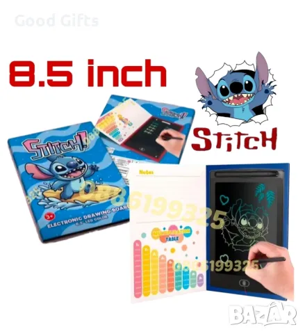 Детски LCD таблет за рисуване и писане Stitch Лило и Стич, с писалка, снимка 1 - Образователни игри - 49211198