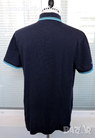 Tommy Hilfiger 1985 Men`s Vintage Short Sleeve Blue Casual Polo T-Shirt Size L -мъжка тениска, снимка 10 - Тениски - 46295795