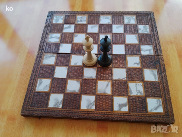 Ретро шах/табли,дъски за шах, снимка 2 - Шах и табла - 44037311