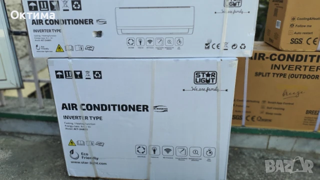 Инверторен климатик CONTER Breeze by Midea 12000 btu WiFi included, снимка 13 - Климатици - 51268508