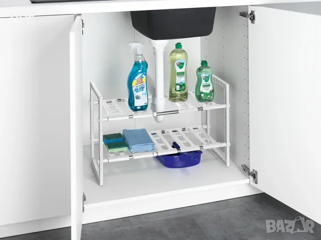 НОВИ! Етажерка органайзер за шкаф под мивка