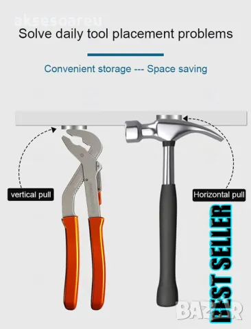 Магнити за залепване на инструменти в гаража, домакински прибори в кухнята ключове за входната листи, снимка 13 - Други инструменти - 48893367