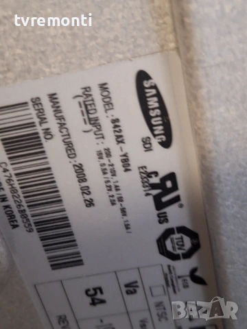 BUFFER BOARD LJ41-05077A , for ,SAMSUNG PS42A456P2C 42inc DISPLAY S42AX-YB04, снимка 4 - Части и Платки - 53428116