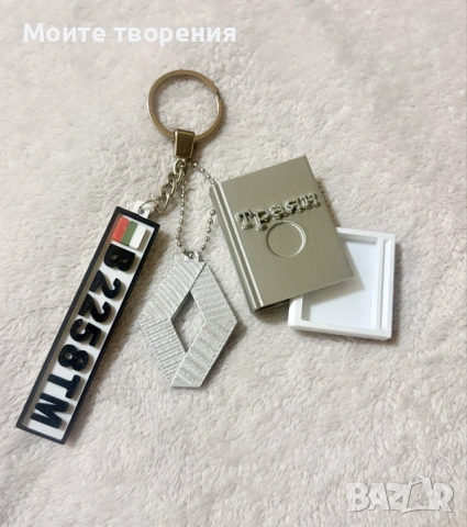 Персонализиран ключодържател с номер, емблема и мини книжка – подарък за шофьор, снимка 4 - Аксесоари и консумативи - 54184961
