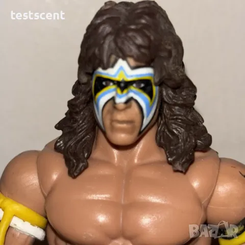 Екшън фигура WWE The Ultimate Warrior Summerslam Mattel Classic Superstars WWF figure играчка White, снимка 4 - Колекции - 49150176