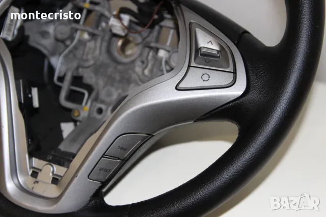 👌Безупречен Кожен волан Hyundai ix20 (2010-2015г.) мултифункционален Хюндай IX 20, снимка 18 - Части - 49900073