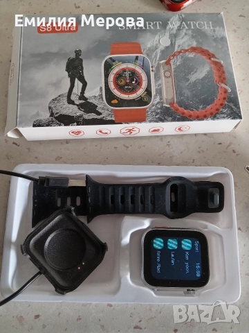 Смарт часовник S8 Ultra, снимка 3 - Смарт гривни - 52673410