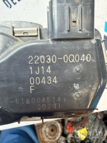 22030-0Q040 дросел клапа от Toyota Aygo 1.0 VVTI, 2018, 72 ph., 5sp., engine 1KR, 80 000 km., euro 6, снимка 5 - Части - 53598535