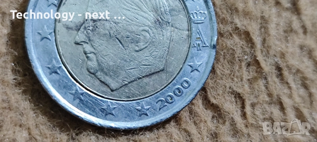 Дефектна монета 2€ Белгия, снимка 4 - Нумизматика и бонистика - 53250815