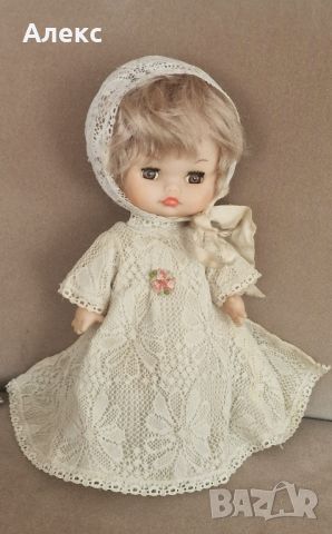 Винтидж кукла, маркиран, 1960г–1970г–Effe Franca Made In Italy