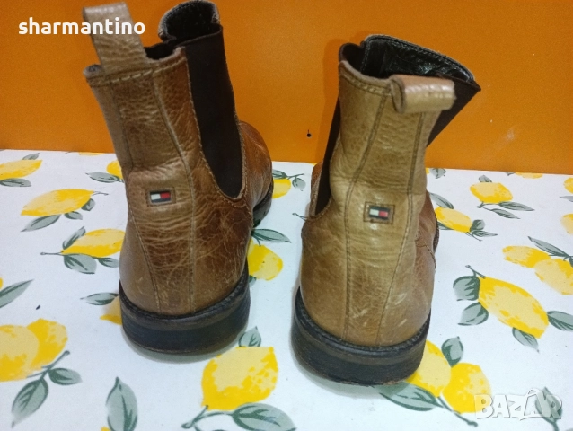 Tommy Hilfiger N 42 кожени - 34 лв, снимка 5 - Дамски боти - 51974933