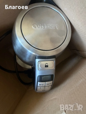 Електрическа кана Cuisinart, 2750W, 1.7 л, LED дисплей, Inox, снимка 3 - Кани - 53205482