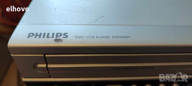 DVD/VCR player Philips DVP3350V, снимка 3 - Плейъри, домашно кино, прожектори - 46777190