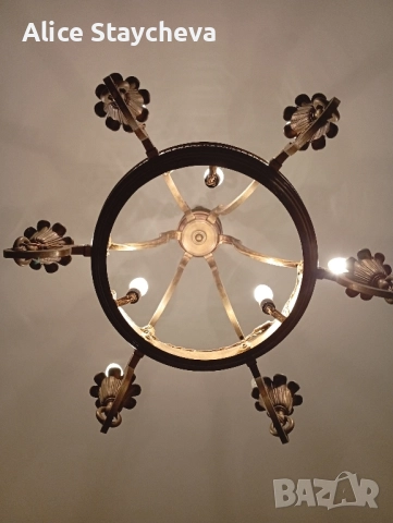 Полилей месинг , снимка 2 - Антикварни и старинни предмети - 51878868