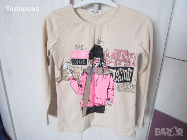 Детска блуза 9-10 години 134/140 см, снимка 4 - Детски Блузи и туники - 49614466