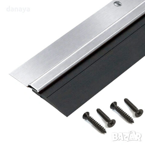 6355 Уплътнител за под врата гумен, 1 метър, снимка 3 - Други - 53132208