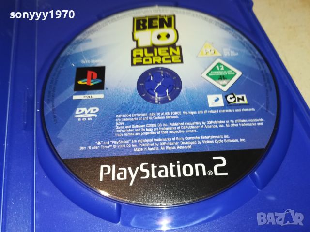 BEN 10 ALIEN FORCE PS2 GAME 1907241044, снимка 2 - Игри за PlayStation - 46629328