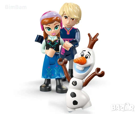 Конструктор LEGO® Disney 43256 - Приключението с шейна на Анна, снимка 7 - Конструктори - 53276330