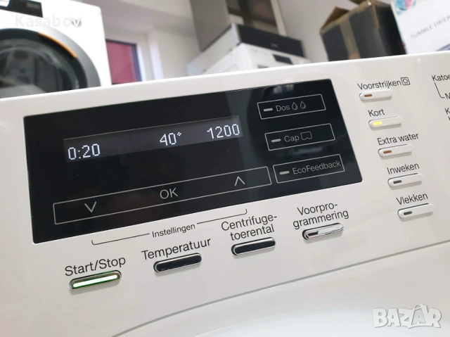 Miele W1 TwinDos Пералня Миеле 12м Гаранция, снимка 2 - Перални - 53842748