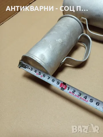 Комплект Стари Алуминиеви Юзчета 1лт/0.500лт., снимка 14 - Антикварни и старинни предмети - 49715721