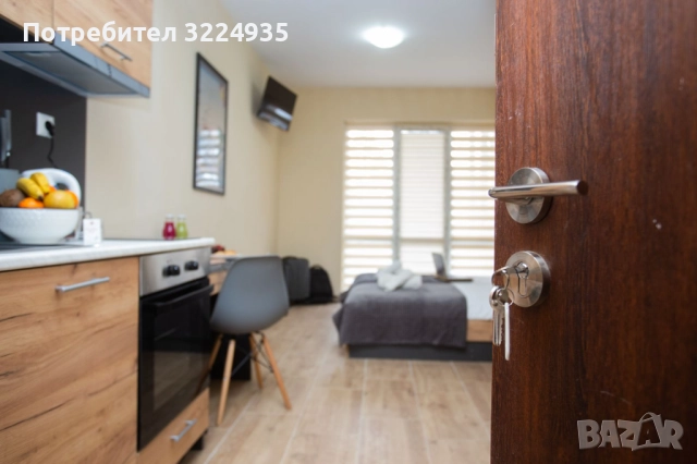 1-стаен  / Търново- кв.Бузлуджа/ 44000 EU/ Видеонаблюдение / Контрол на Достъпа / Обзаведен , снимка 3 - Апартаменти - 52286103