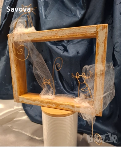 Обемна картина "Котки", снимка 2 - Картини - 53474457