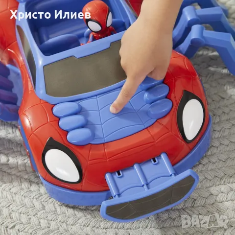 Спайдърмен кола с фигурка Spidey Кола със Спайди и неговите невероятни приятели, снимка 5 - Коли, камиони, мотори, писти - 48766929