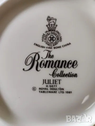 Двойни сетове  Английски порцелан. Royal Doulton-The Romantic Collection - Juliet, снимка 18 - Чаши - 48934826