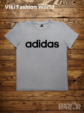 Адидас тениски в сиво , дамски тениски adidas, снимка 1 - Тениски - 45703501