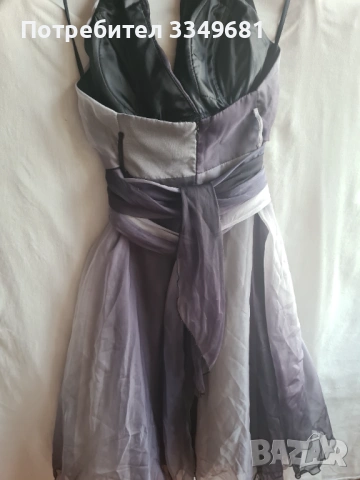 Официална копринена рокля , снимка 3 - Рокли - 53741810