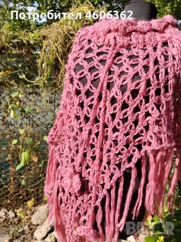 ръчно изработени шалове , снимка 13 - Шалове - 52117103