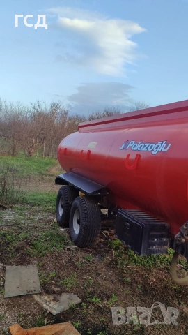 Цистерна за вода 10 тона Palazoglu двуосна тандемна цистерна. , снимка 4 - Ремаркета - 53710942