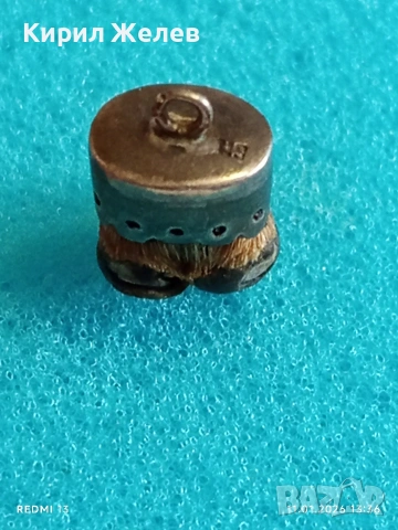 Винтидж бижу копито на животно в сребърен обков амулет 52550, снимка 4 - Колиета, медальони, синджири - 53062355