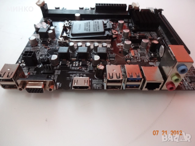две дъна   ASROCK Z75 PRO3 Z75 1155  ,ITX B75 , снимка 13 - Дънни платки - 53754617