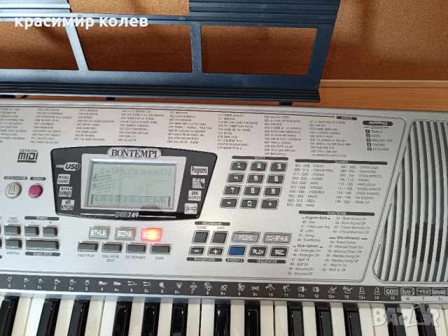 италиански синтезатор "BONTEMPI", снимка 5 - Синтезатори - 46474218