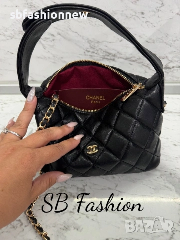 Chanel черна чанта , снимка 4 - Чанти - 54100119