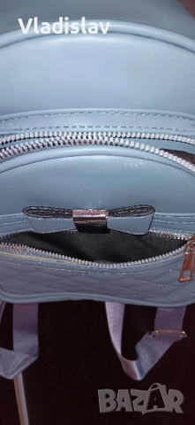 Мини раница с панделка за жени, снимка 3 - Чанти - 52265004